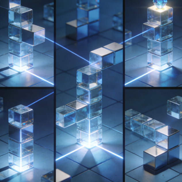 Building blocks reflect light