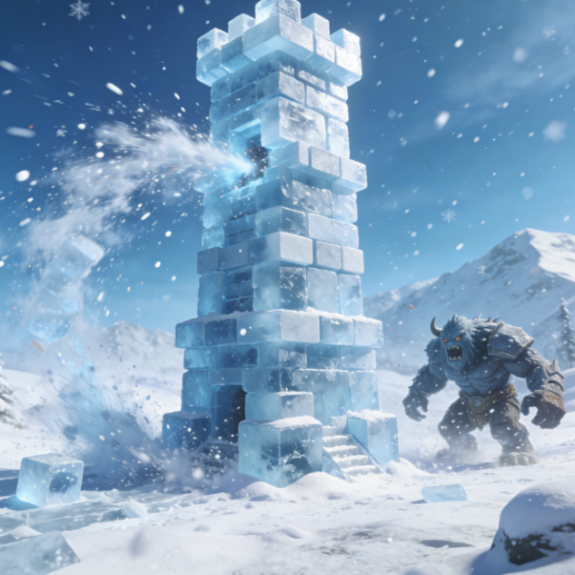 Block Ice and Snow Tower Defense