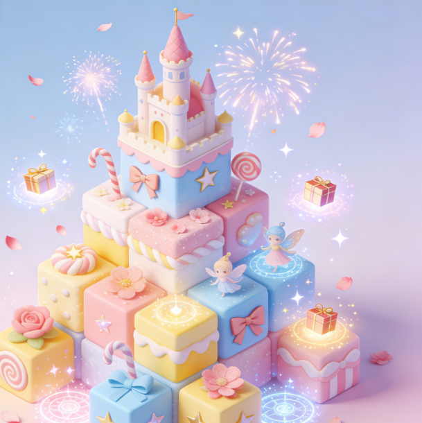 Building Block Dream Fairy Tale Tower