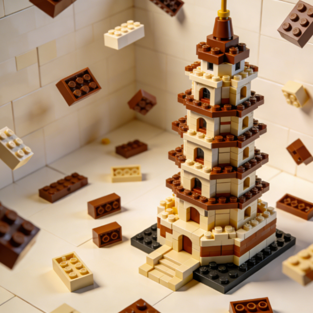 Rotating Block Tower